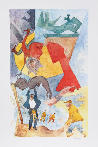 Summer Fancy Lithograph | Chaim Gross,{{product.type}}