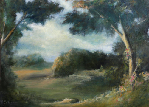 Summer Field Oil | Unknown Artist,{{product.type}}