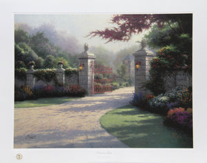 Summer Gate Lithograph | Thomas Kinkade,{{product.type}}