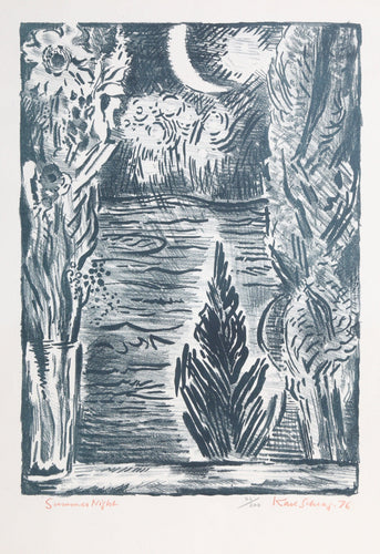Summer Night Lithograph | Karl Schrag,{{product.type}}