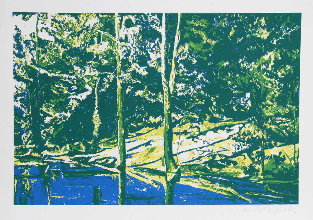 Summer Pond Screenprint | John M. Healy,{{product.type}}