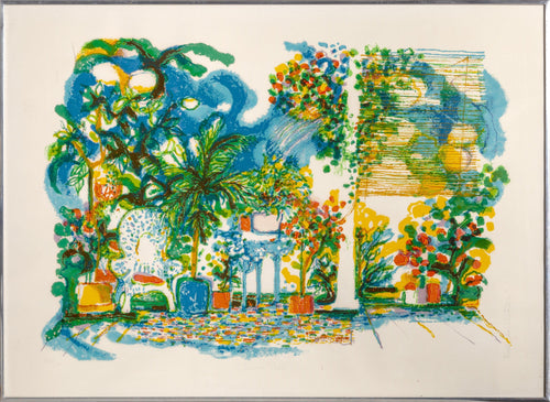 Summer Porch Lithograph | Ronald Julius Christensen,{{product.type}}