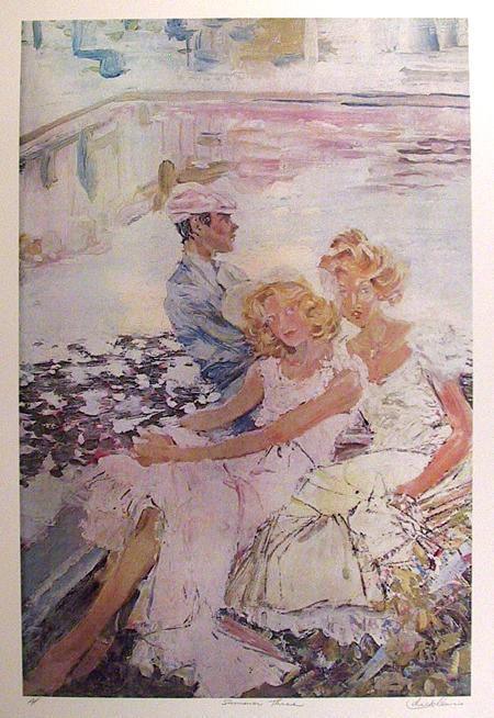 Summer Three Lithograph | Dick Lewis,{{product.type}}