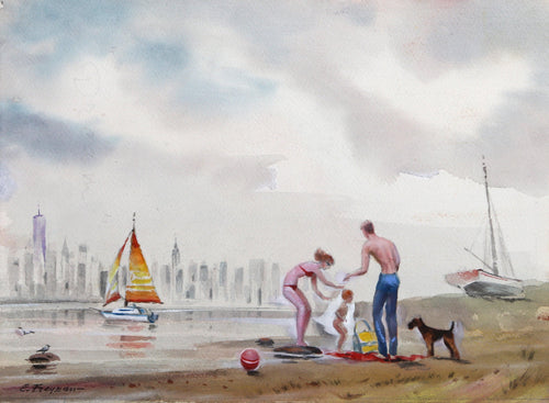 Summery Weekend Watercolor | Erik Freyman,{{product.type}}