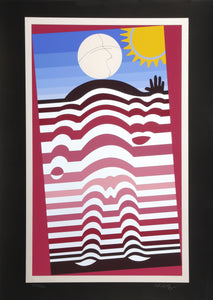 Sunbather Screenprint | Victor Vasarely,{{product.type}}