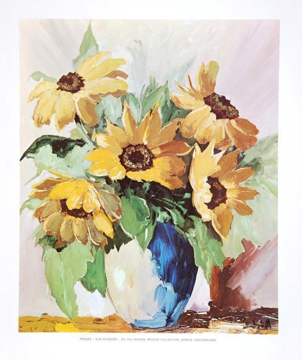 Sunflowers Poster | Leon Franks,{{product.type}}