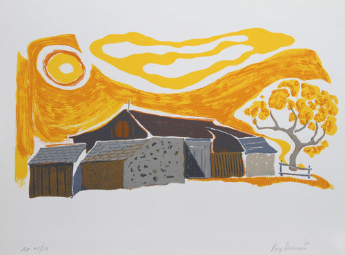 Sunlight Barn Lithograph | Roy Doremus,{{product.type}}