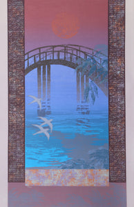 Sunset Bridge Screenprint | Unknown Artist,{{product.type}}