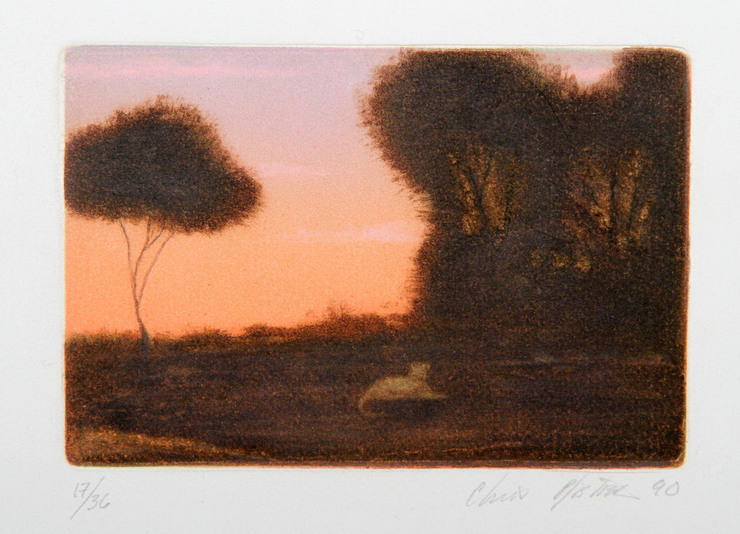 Sunset Etching | Chris Pfister,{{product.type}}