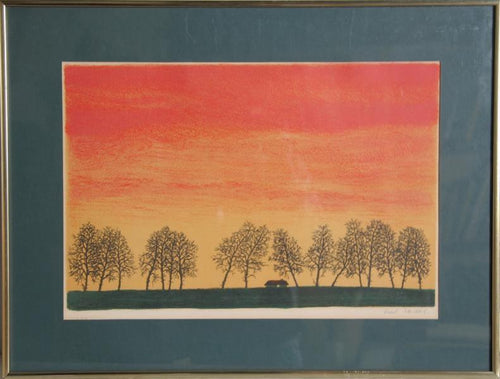 Sunset Lithograph | Fred Zeller,{{product.type}}