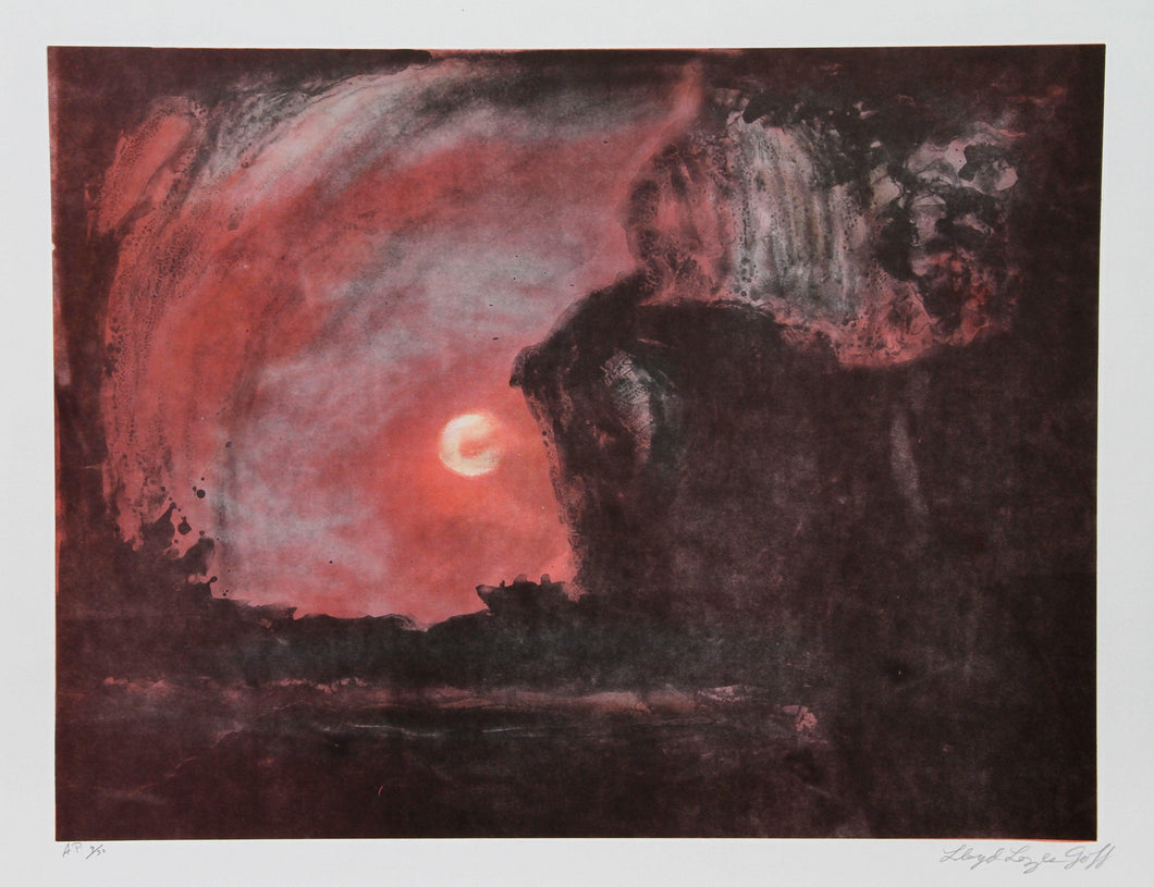 Sunset Lithograph | Lloyd Lozes Goff,{{product.type}}
