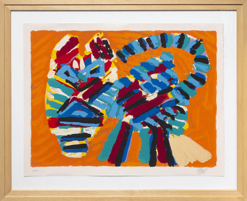Sunshine Cat from the Cats Portfolio Lithograph | Karel Appel,{{product.type}}
