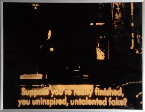 Suppose You're Really Finished, You Uninspired, Untalented Fake (Fine) Mixed Media | Wolfgang Staehle,{{product.type}}