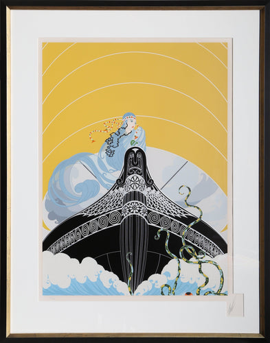 Surprises of the Sea Screenprint | Erté,{{product.type}}