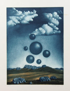 Surrealist Landscape 3 Etching | Kurt Schönen,{{product.type}}