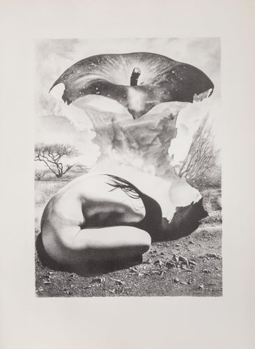 Surrealist Scene lithograph | Sandu Liberman,{{product.type}}