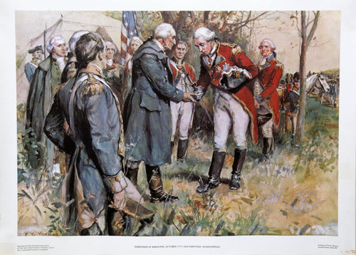 Surrender of Burgoyne, October 1777 Poster | Frederick Coffay Yohn,{{product.type}}