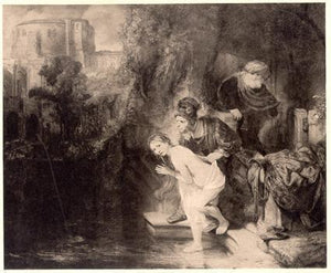 Susanna and the Elders Etching | Rembrandt,{{product.type}}