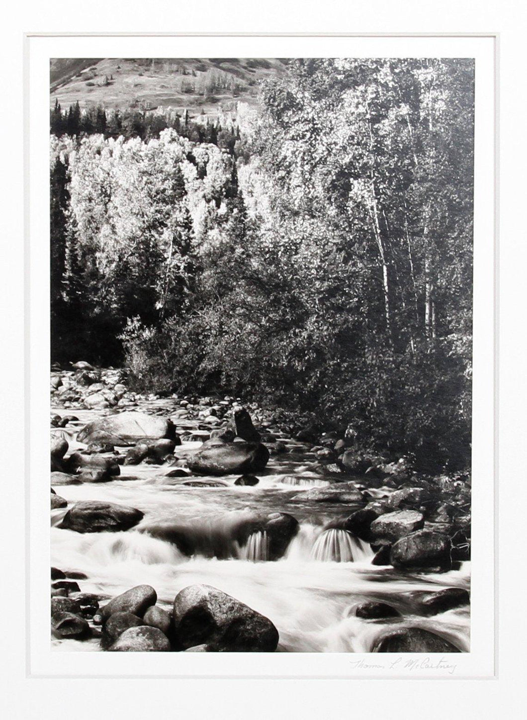 Susitna River Alaska Black and White | Thomas McCartney,{{product.type}}