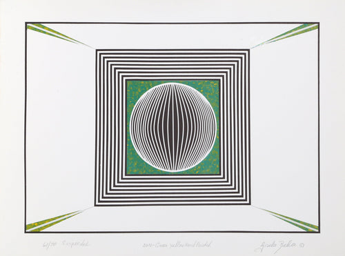 Suspended (Green) Screenprint | Gisela Beker,{{product.type}}