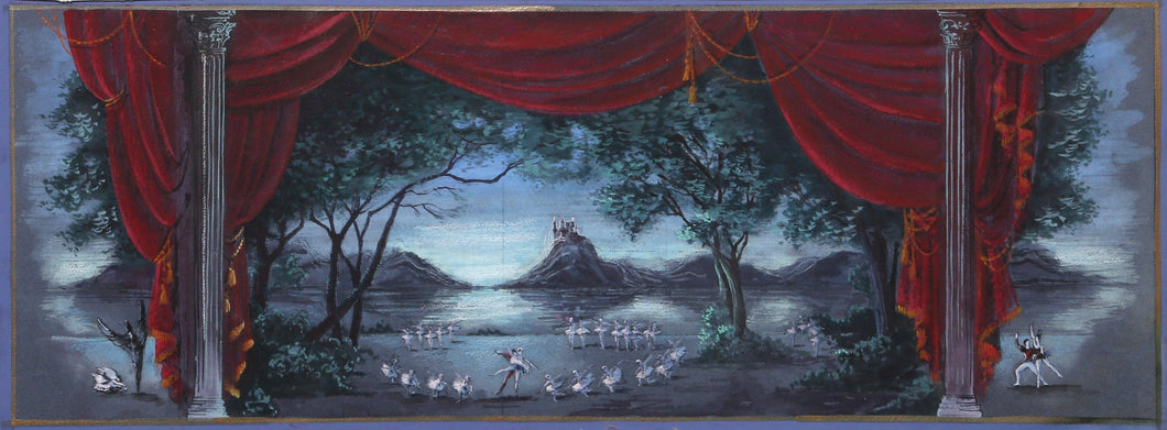 Swan Lake Pastel | Robert Davison,{{product.type}}