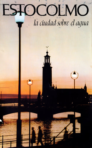 Sweden - Estocolmo la Ciudad sobre el Agua Poster | Travel Poster,{{product.type}}