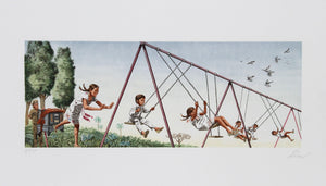 Swinging High Lithograph | Vic Herman,{{product.type}}