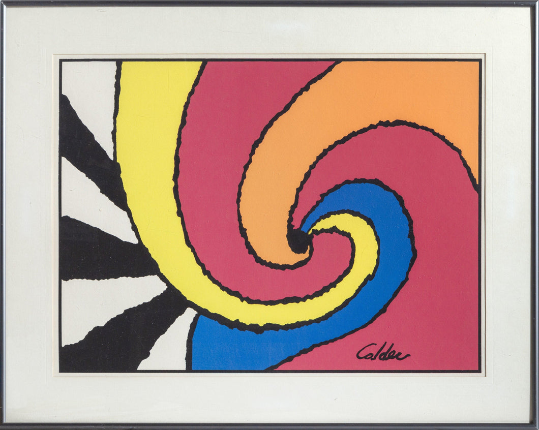 Swirls Lithograph | Unknown Artist,{{product.type}}