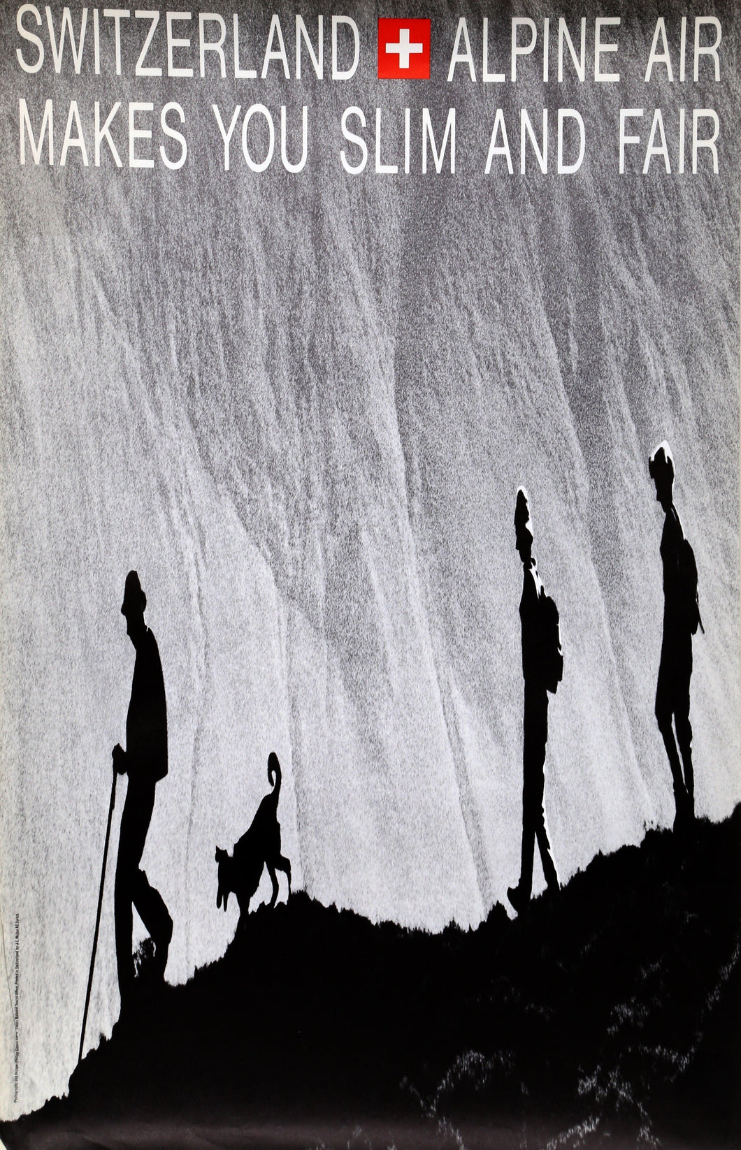 Switzerland Alpine Air - Makes You Slim and Fair Poster | Philipp Giegel,{{product.type}}