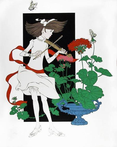 Symphony to Geranium Screenprint | Philippe Henri Noyer,{{product.type}}