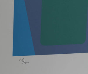 T Series (Blue) Screenprint | Arthur Boden,{{product.type}}