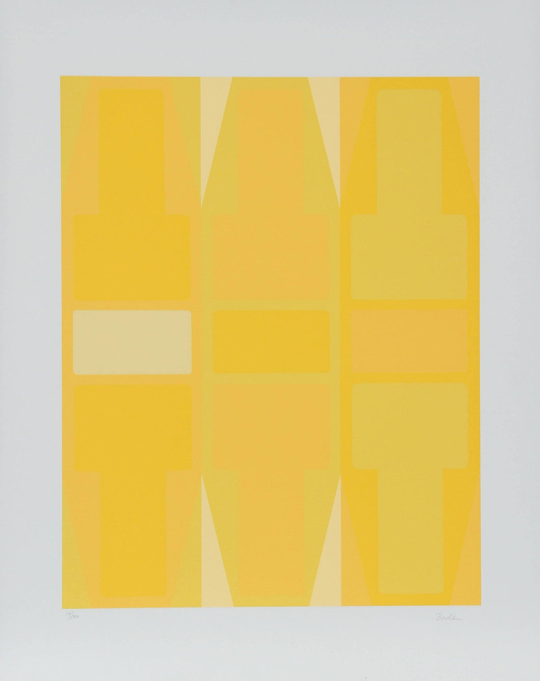 T Series (Yellow) Screenprint | Arthur Boden,{{product.type}}