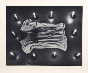 T-Shirt from the Candlelight Series Etching | Les Levine,{{product.type}}
