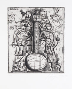 Tabula A from Brodsky and Utkin: Projects 1981 - 1990 Etching | Alexander Brodsky and Ilya Utkin,{{product.type}}