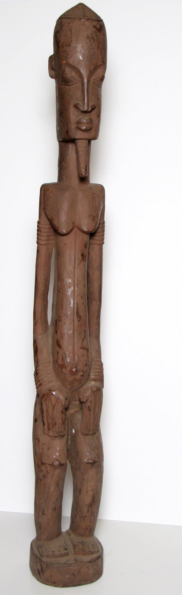 Tall Bearded Figure II Wood | African or Oceanic Objects,{{product.type}}