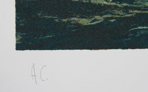 Tall Ships Maneuvering Lithograph | Eldred Clark Johnson,{{product.type}}