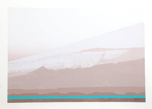 Tan Landscape Screenprint | Joseph Grippi,{{product.type}}