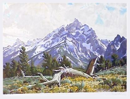 Tapestry of Spring Lithograph | Conrad Schwiering,{{product.type}}