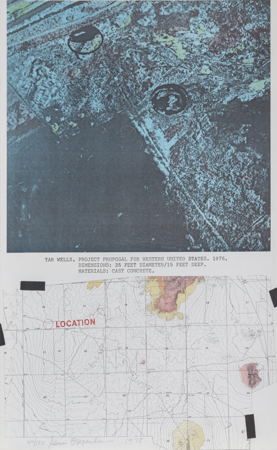 Tar Wells Lithograph | Dennis Oppenheim,{{product.type}}