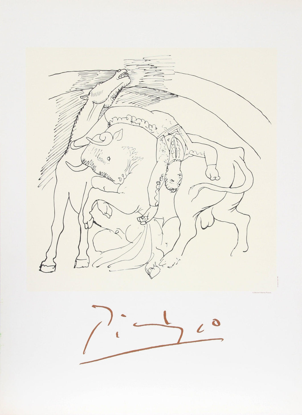 Taureau et Cheval Lithograph | Pablo Picasso,{{product.type}}
