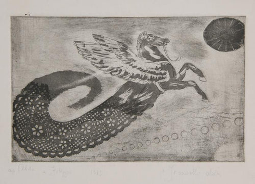 Te Cavallo Dodo Etching | Unknown Artist,{{product.type}}