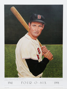 Ted Williams 2 Lithograph | Armand LaMontagne,{{product.type}}