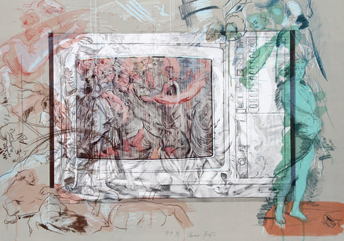 Television Baroque II Lithograph | Rainer Gross,{{product.type}}