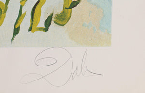 Ten of Staves Lithograph | Salvador Dalí,{{product.type}}
