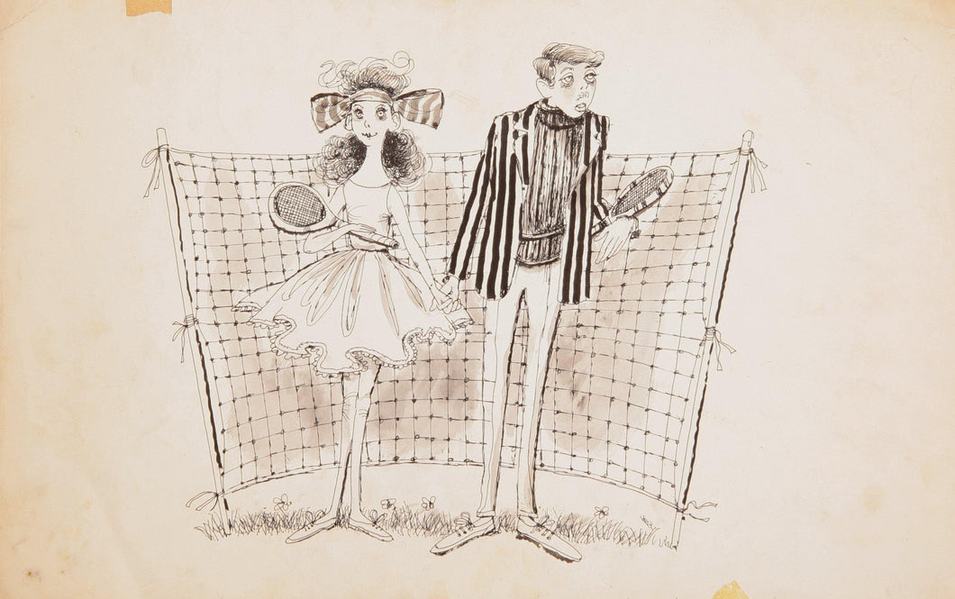 Tennis Couple / Peter Painter Ink | Marshall Goodman,{{product.type}}