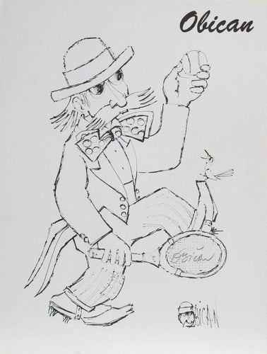 Tennis Player Poster | Jovan Obican,{{product.type}}