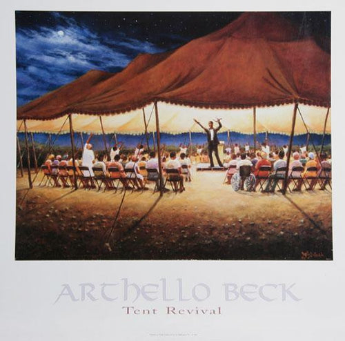 Tent Revival Poster | Arthello Beck,{{product.type}}