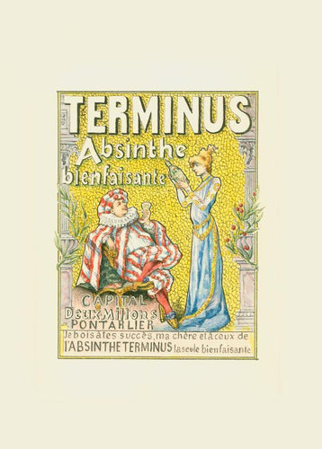 Terminus Absinthe, after Tamagno Watercolor | Regley de Koenigsegg,{{product.type}}