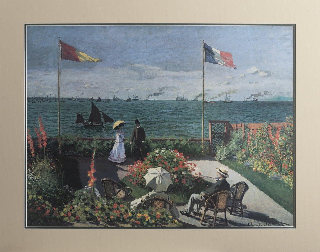 Terrace on the Seaside Poster | Claude Monet,{{product.type}}