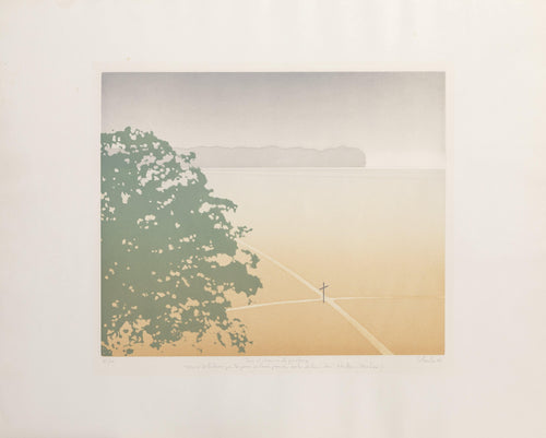 Terre et Chemin du Printemps etching | Jean Solombre,{{product.type}}